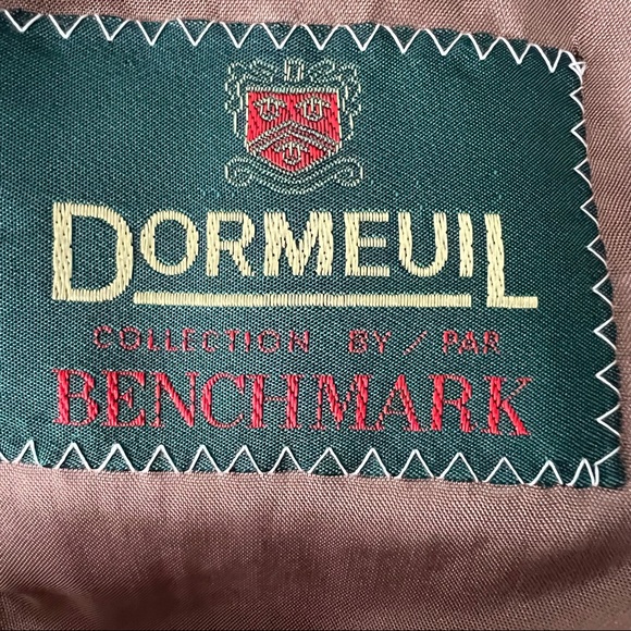 Vintage wool silk oversize warm brown blazer jacket coat - Picture 10 of 13